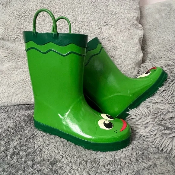 Western Chief Boys Waterproof Printed Rain Boots Size 3 - Picture 9 of 13